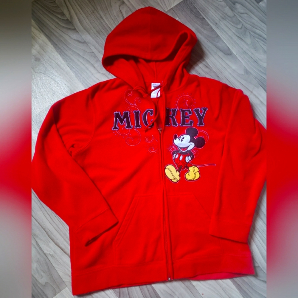 Disney's Mickey mouse men red hoodie XL